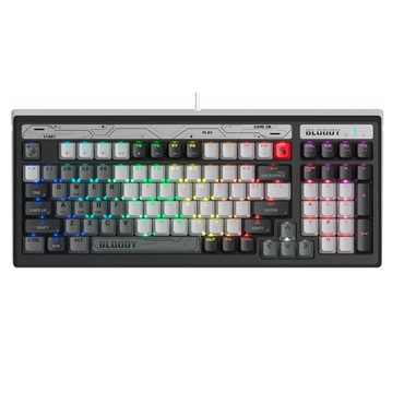 Клавиатура A4Tech Bloody B950 игровая, механическая, влагоустойчивая, подсветка, USB, серо-черный